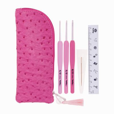 PETIT SET CROCHETS ETIMO ROSE MANCHES ERGONOMIQUES - TULIP