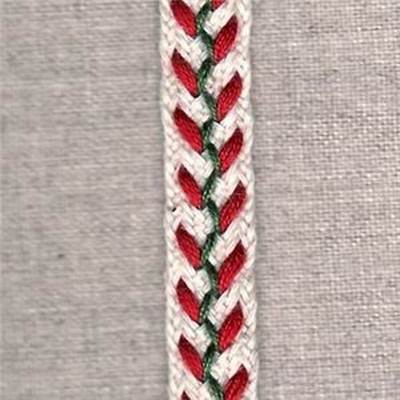 GALON PETIT EPI ROUGE - VERT