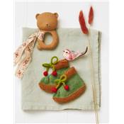 CHAUSSONS & CHAUSSETTES AU TRICOT POUR BEBE 