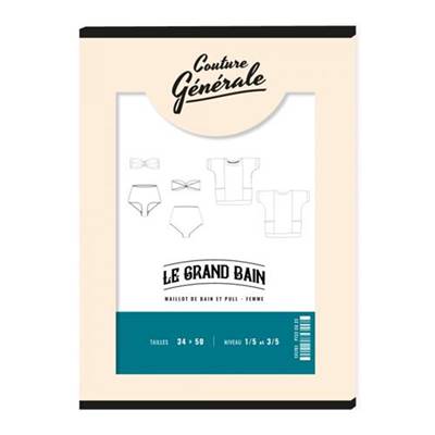 PATRON COUTURE GENERALE MAILLOT DE BAIN ET PULL- LE GRAND BAIN