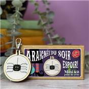 MINI KIT POINT DE CROIX - ARAIGNEE DU SOIR ESPOIR !