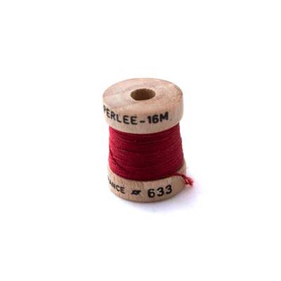 SOIE PERLEE - COL 633 - BOBINE BOIS DE 16 METRES