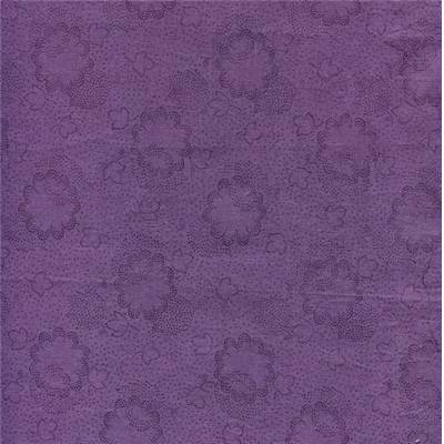TISSU DUTCH HERITAGE 100% COTON POURPRE - minimum 5 m