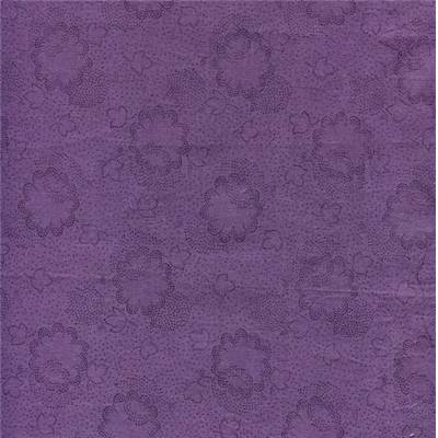 TISSU DUTCH HERITAGE 100% COTON POURPRE - minimum 5 m