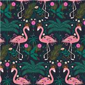 TISSU DASHWOOD STUDIO - JUNGLE LUXE 2237 - COTON+METAL - 110 CM 