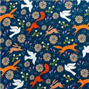 TISSU DASHWOOD STUDIO - NEW FOREST 2625 - COTON - 110 CM