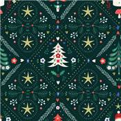 TISSU DASHWOOD STUDIO - NORDIC NOEL 2328 - COTON - 110 CM