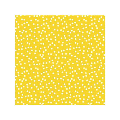 TISSU DASHWOOD STUDIO - SPOTTI YELLOW - COTON - 110CM