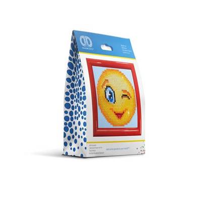 KIT BRODERIE DIAMANT - CLIN D'OEIL - LIVRE AVEC CADRE
