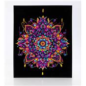 KIT BRODERIE DIAMANT NEON NOIR - MANDALA