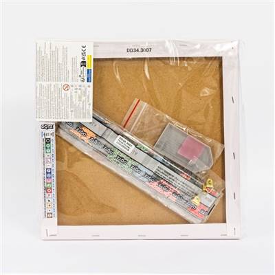 KIT BRODERIE DIAMANT DOTZ - FLORAL FLUTTER AVEC CADRE