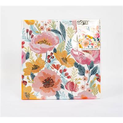 KIT BRODERIE DIAMANT DOTZ - BLUSHING BLOOMS AVEC CADRE