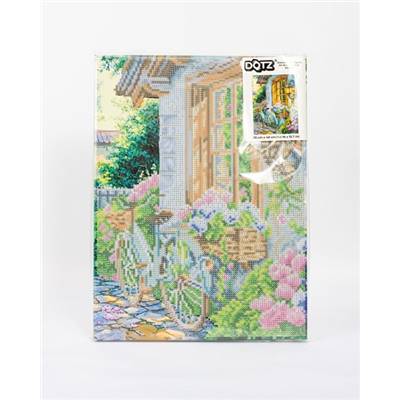 KIT BRODERIE DIAMANT DOTZ - FRENCH COUNTRY BLOOMS AVEC CADRE
