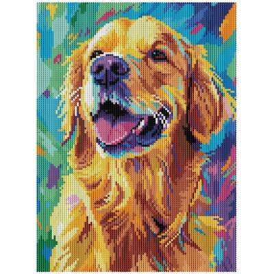 KIT BRODERIE DIAMANT DOTZ - GOOD BOY ! AVEC CADRE