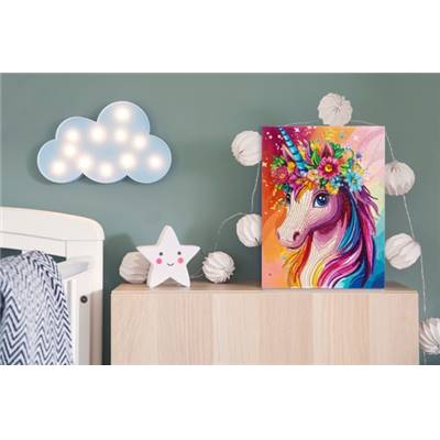 KIT BRODERIE DIAMANT DOTZ - UNICORN PRINCESS AVEC CADRE