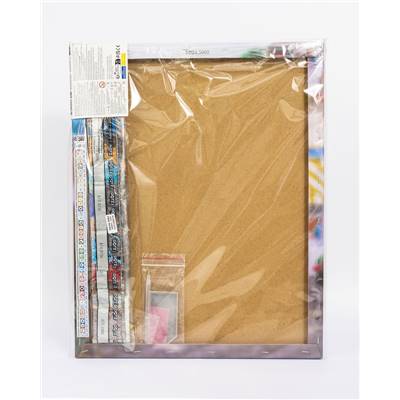 KIT BRODERIE DIAMANT DOTZ - LAKESIDE LATTE AVEC CADRE