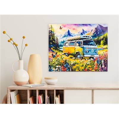 KIT BRODERIE DIAMANT DOTZ - COUNTRYSIDE JOURNEY AVEC CADRE