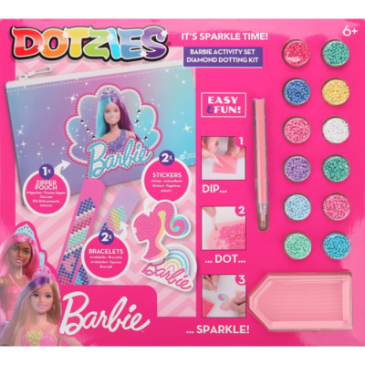 DOTZIES - BARBIE - COFFRET ACTIVITE - 5 PROJETS