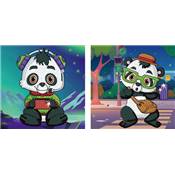 KIT BRODERIE DIAMANT DOTZ BY NUMBER - PETITS PANDAS