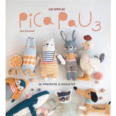 LES AMIS DE PICA PAU VOLUME 3 - 20 AMIGURUMIS A CROCHETER