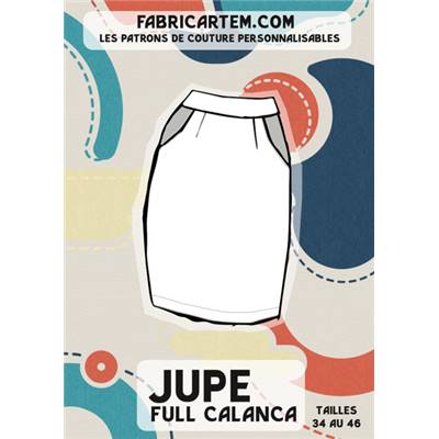 PATRON COUTURE FABRICARTEM - JUPE FULL CALANCA