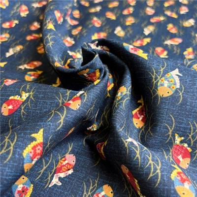 TISSU KURENAI 3378-4A - 100 % COTON - 110 CM 