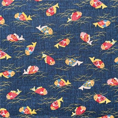 TISSU KURENAI 3378-4A - 100 % COTON - 110 CM 