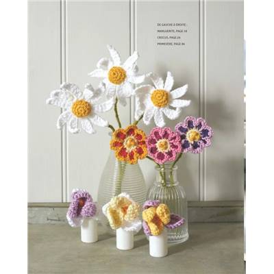 FLEURS AU CROCHET - 28 MODELES A CROCHETER POUR UNE DECO GREEN 