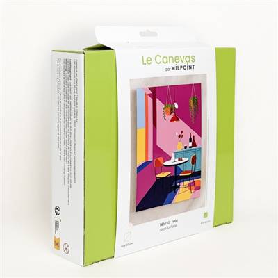 KIT CANEVAS COMPLET - DESSIN 30 X 40 CM - TETE-A-TETE