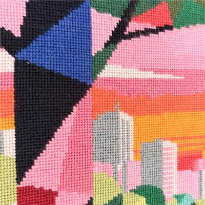 KIT CANEVAS COMPLET - DESSIN 40 X 50 CM - PARC AU CREPUSCULE