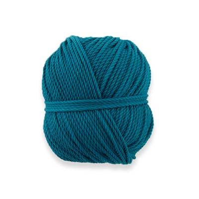 CORDE COTON MACRAME 100 METRES X 3 MM - COL. BLEU CANARD