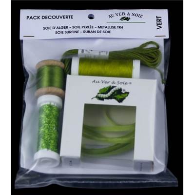 PACK DECOUVERTE SURFINE/RUBAN 4 MM - VERT CLAIR