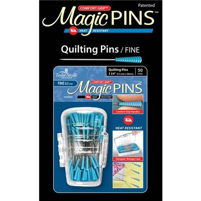 EPINGLES A QUILTER "FINE" MAGIC PINS - BOITE DE 50 - TAYLOR SEVILLE