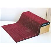 TISSU TSUMUGI B2003 ROUGE IMPRIME -PANNEAU 61X108 CM -MINI 9 PANNEAUX