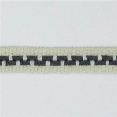 GALON CRENEAUX 11 MM ECRU - ARDOISE - LA BOBINE DE 10 M