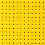 VINYLE LAQUE PERFORE JAUNE largeur 45 cm- minimum 5 mètres