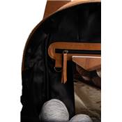 SAC À DOS EN CUIR MUUD - GWEN - WHISKY
