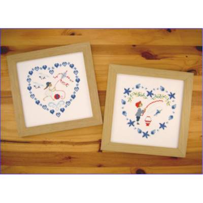 DIAGRAMME POINT DE CROIX ABC COLLECTION - LES CERFS VOLANTS