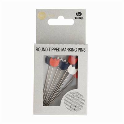 ASSORTIMENT DE 9 EPINGLES DE MARQUAGE A BOUT ROND TULIPE - TULIP