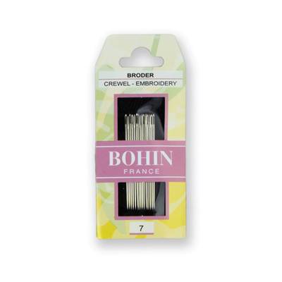 AIGUILLES A BRODER CREWEL A41F N°7 - POCHETTE DE 15 AIG