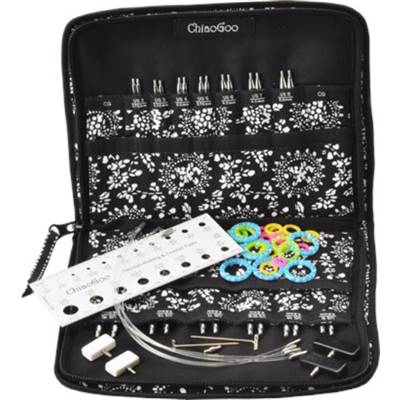 KIT AIGUILLES INTERCHANGEABLES CHIAOGOO BAMBOU COMPLET 10 CM