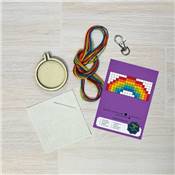 MINI KIT POINT DE CROIX - LOVE IS LOVE