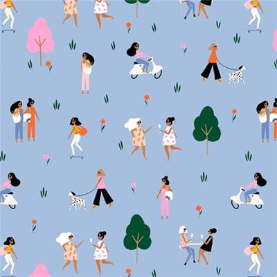 TISSU DASHWOOD STUDIO - WEEKEND AWAY 2298 - COTON - 110 CM