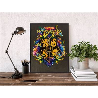 KIT BRODERIE DIAMANT HARRY POTTER - HOGWARTS CREST