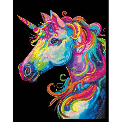 KIT BRODERIE DIAMANT NEON NOIR - UNICORN