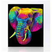 KIT BRODERIE DIAMANT NEON NOIR - ELEPHANT