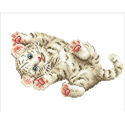 KIT BRODERIE DIAMANT - BEBE TIGRE ROLY POLY
