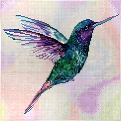 KIT BRODERIE DIAMANT SQUARES - COLIBRI