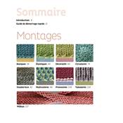 MONTAGE ET RABATTAGE AU TRICOT - 54 TECHNIQUES ILLUSTREES PAS A PAS