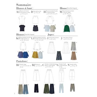 VETEMENTS FEMME COUTURE - 33 PATRONS ELEGANTS DU 34 AU 44